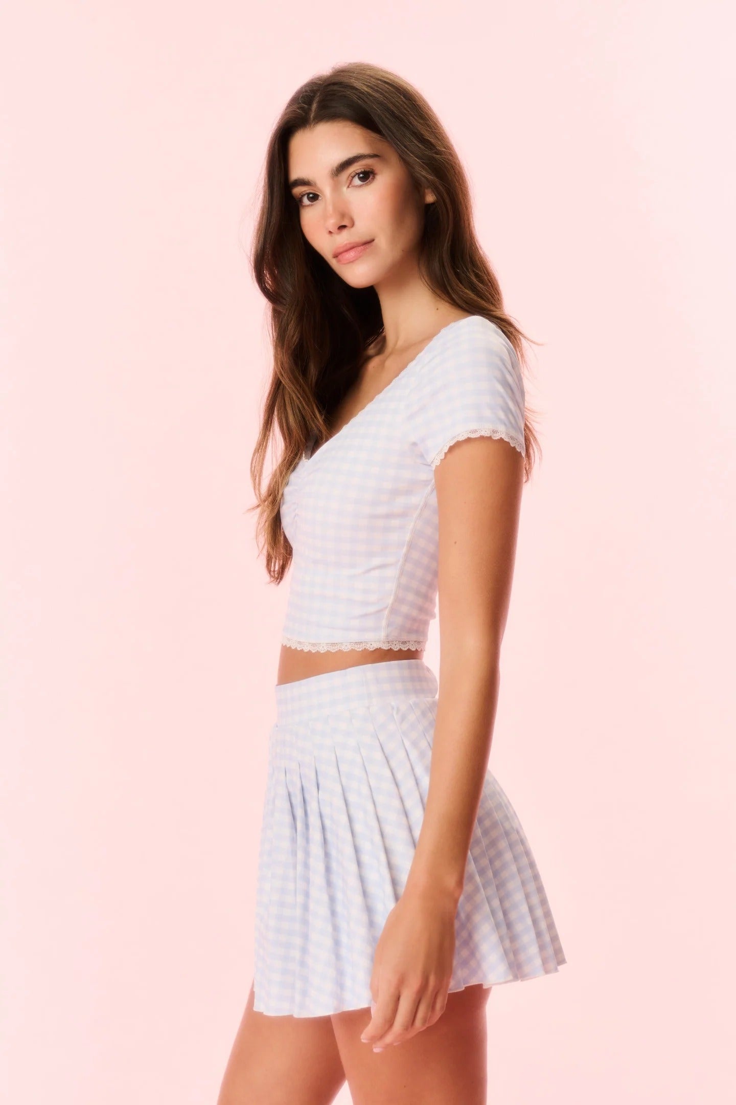 LoveShackFancy - Dancia Skirt - Beachside Blue