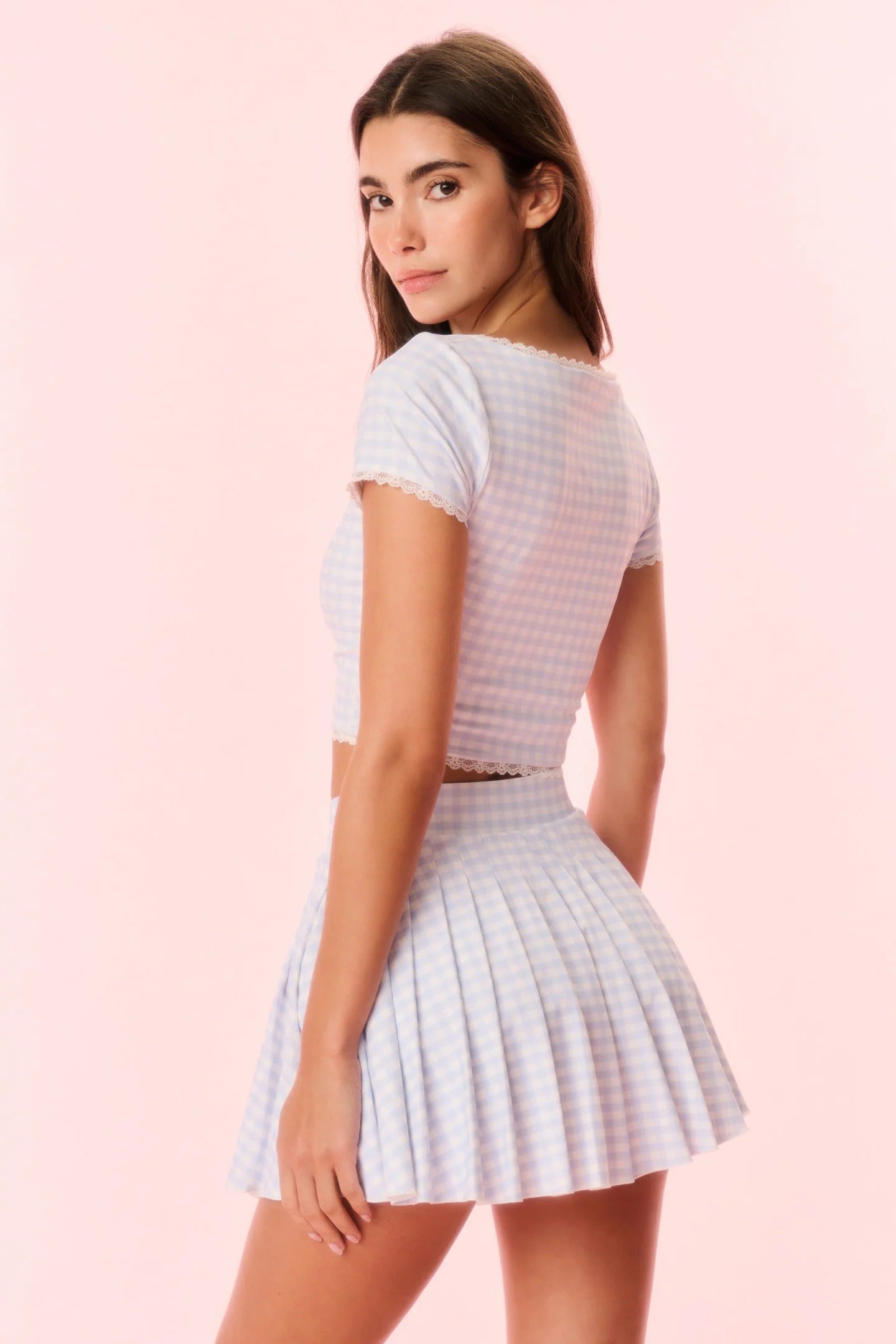LoveShackFancy - Dancia Skirt - Beachside Blue