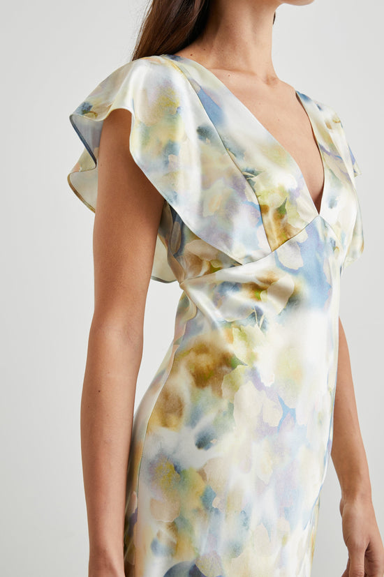 Dina Dress, Diffused Blossom