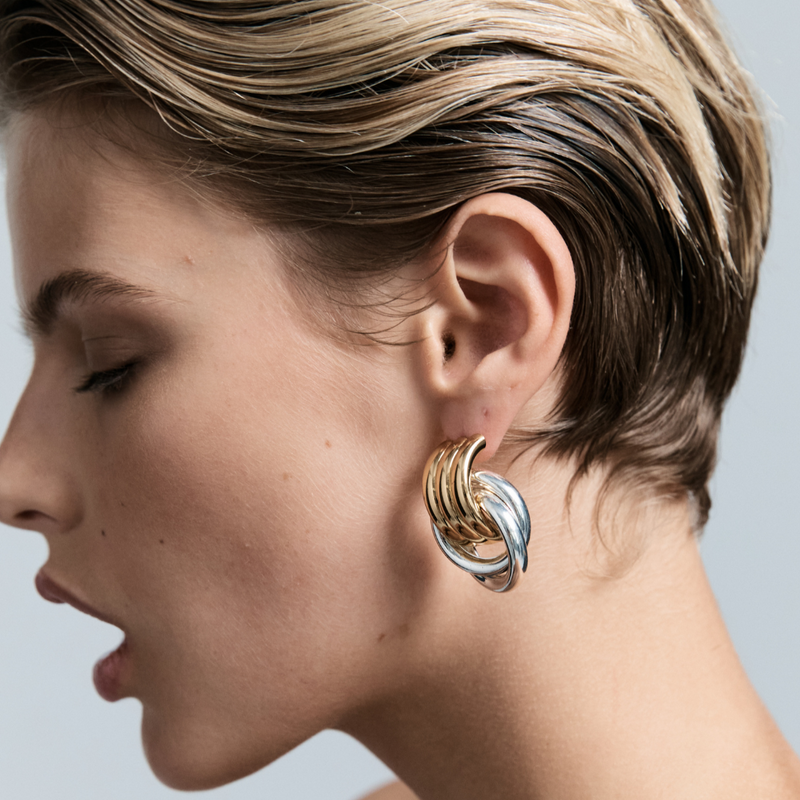 Heaven Mayhem DOUBLE KNOT EARRINGS