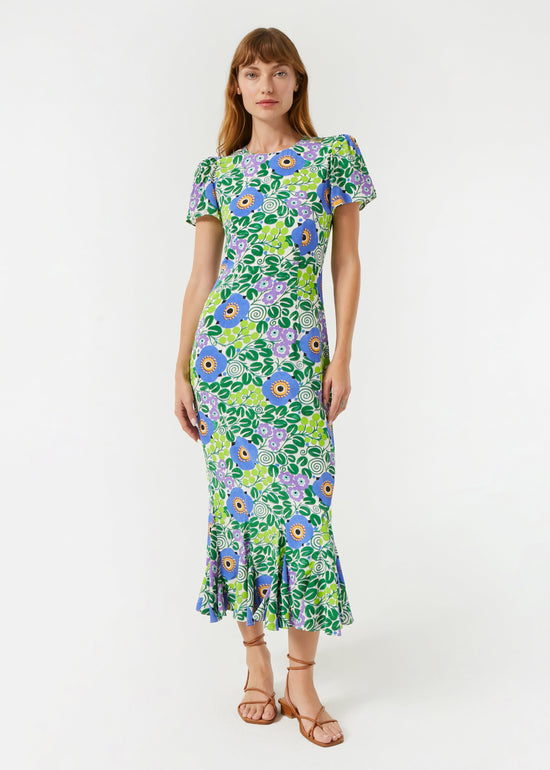 Rhode Lulani Dress, Wisteria Aura Blossom