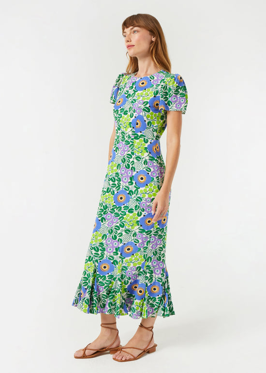 Rhode Lulani Dress, Wisteria Aura Blossom