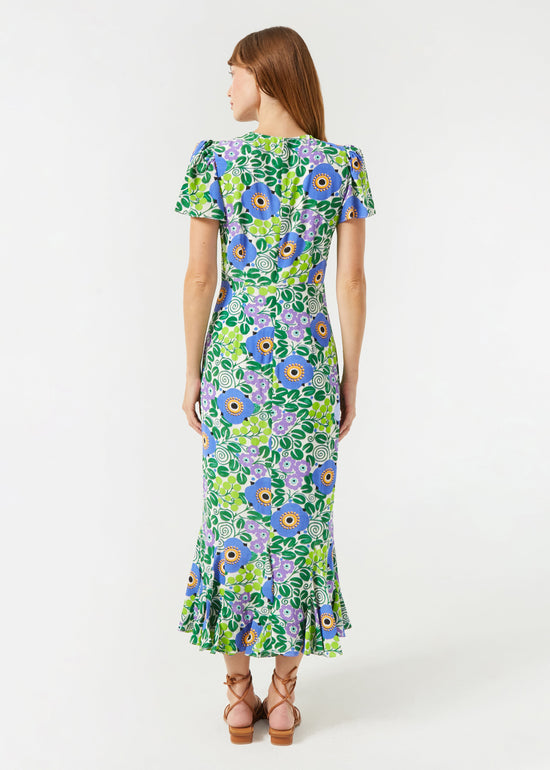 Rhode Lulani Dress, Wisteria Aura Blossom