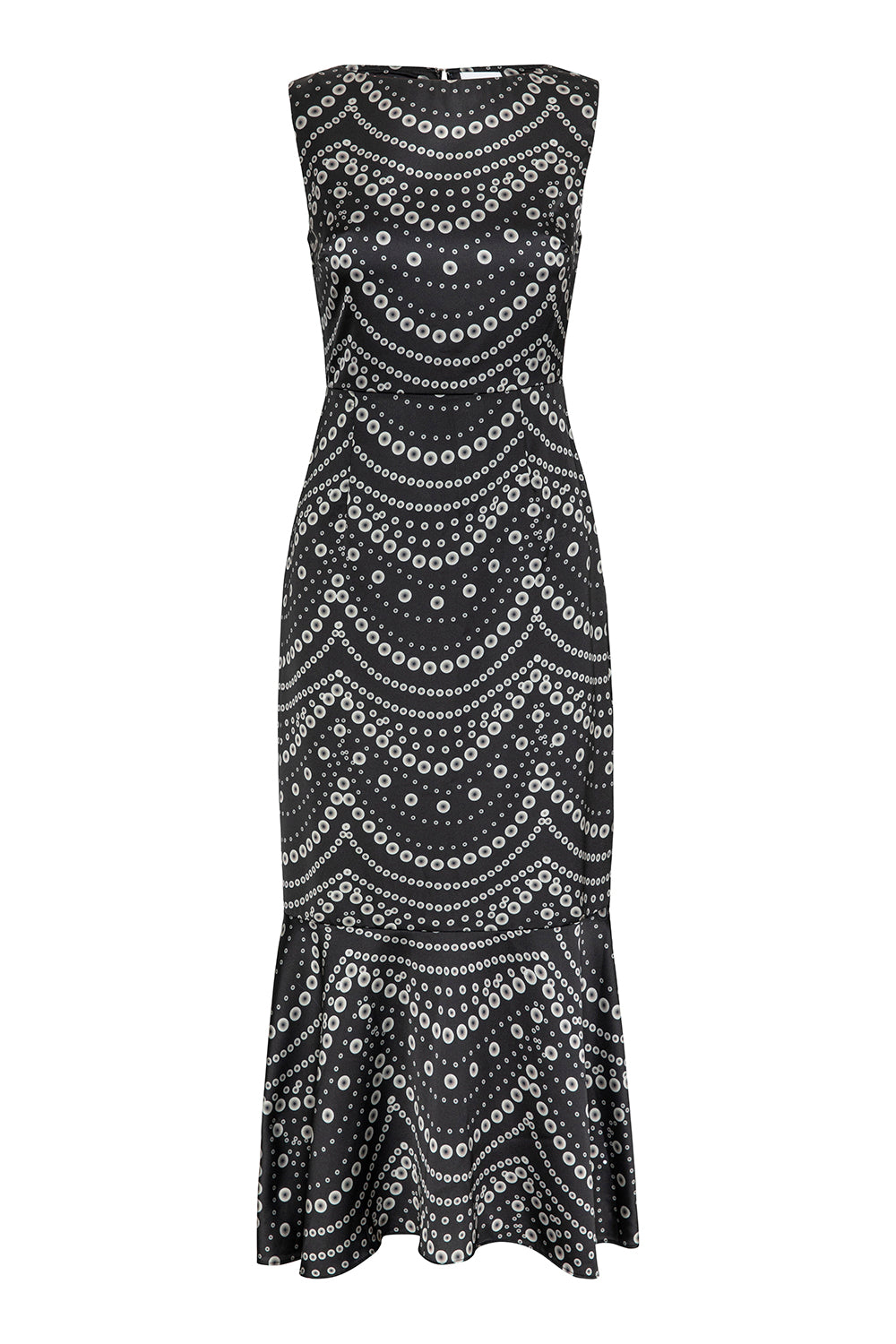 MISA Los Angeles - Patricia Dress - Stranded Pearls Satin