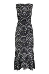 MISA Los Angeles - Patricia Dress - Stranded Pearls Satin