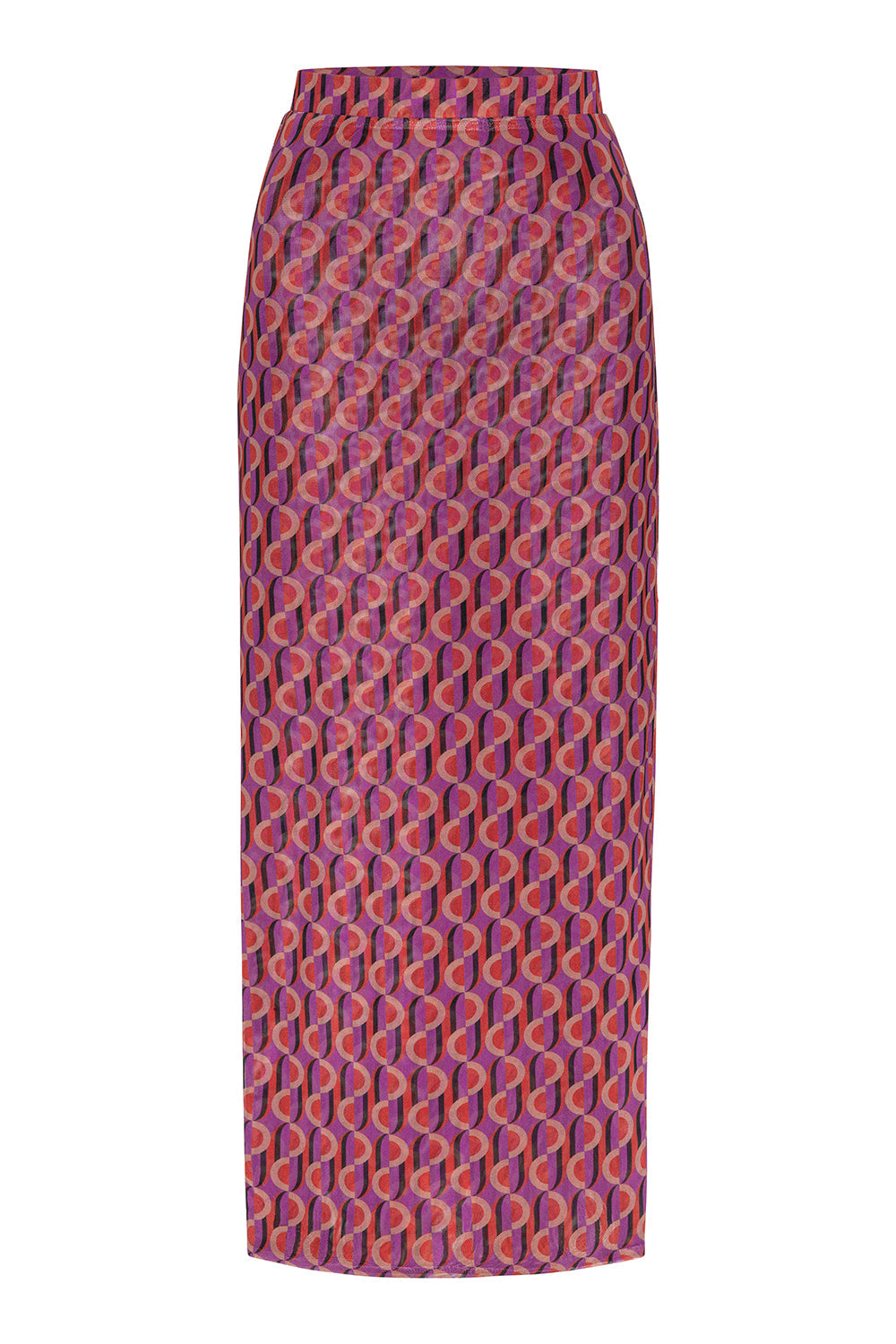 MISA Los Angeles - Aisha Skirt - Geo Sixty Mesh