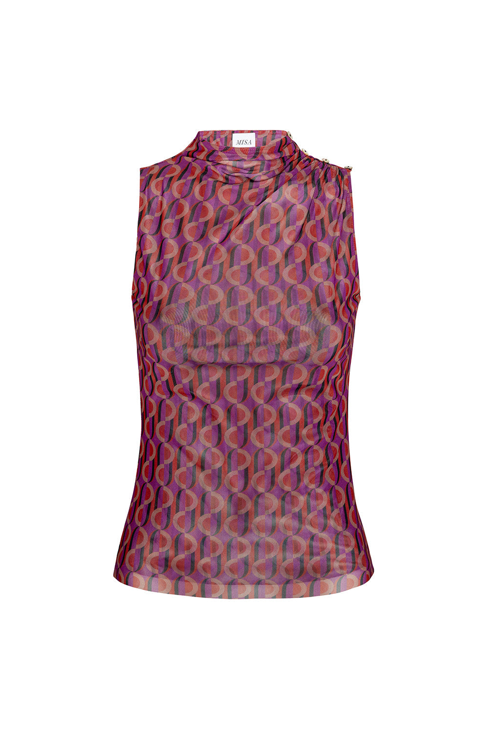 MISA Los Angeles - Nena Top - Geo Sixty Mesh