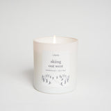 Skiing Out West Candle