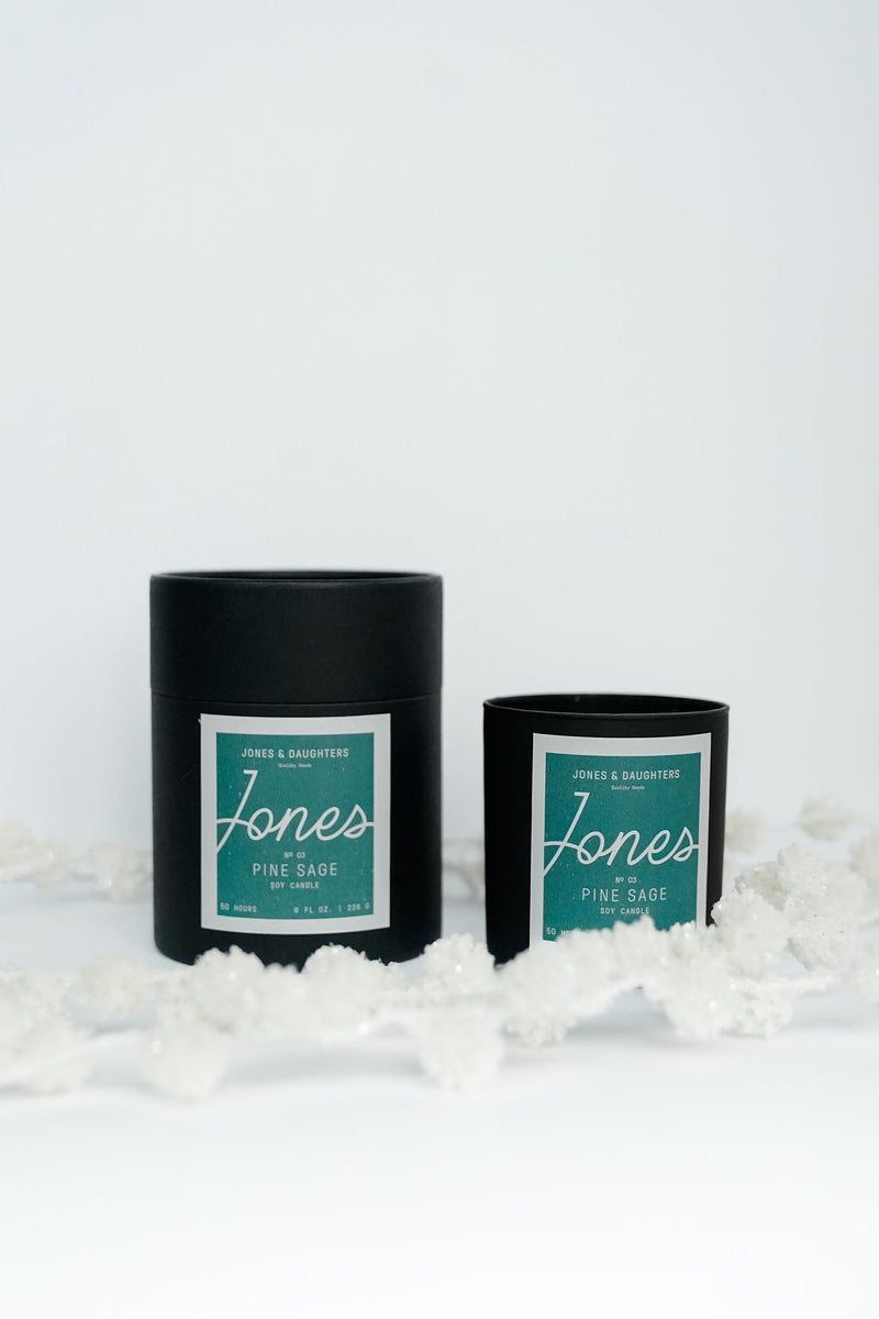 Jones & Daughters No. 3 Candle, Pine Sage