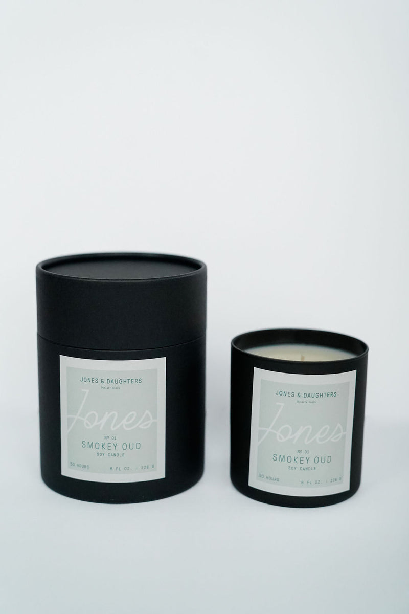 Jones & Daughters No. 1 Candle, Smokey Oud