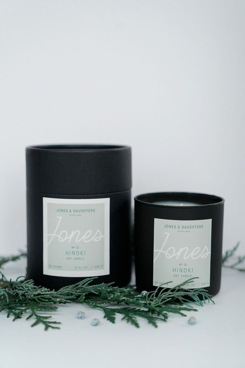 Jones & Daughters No. 2 Candle, Hinoki