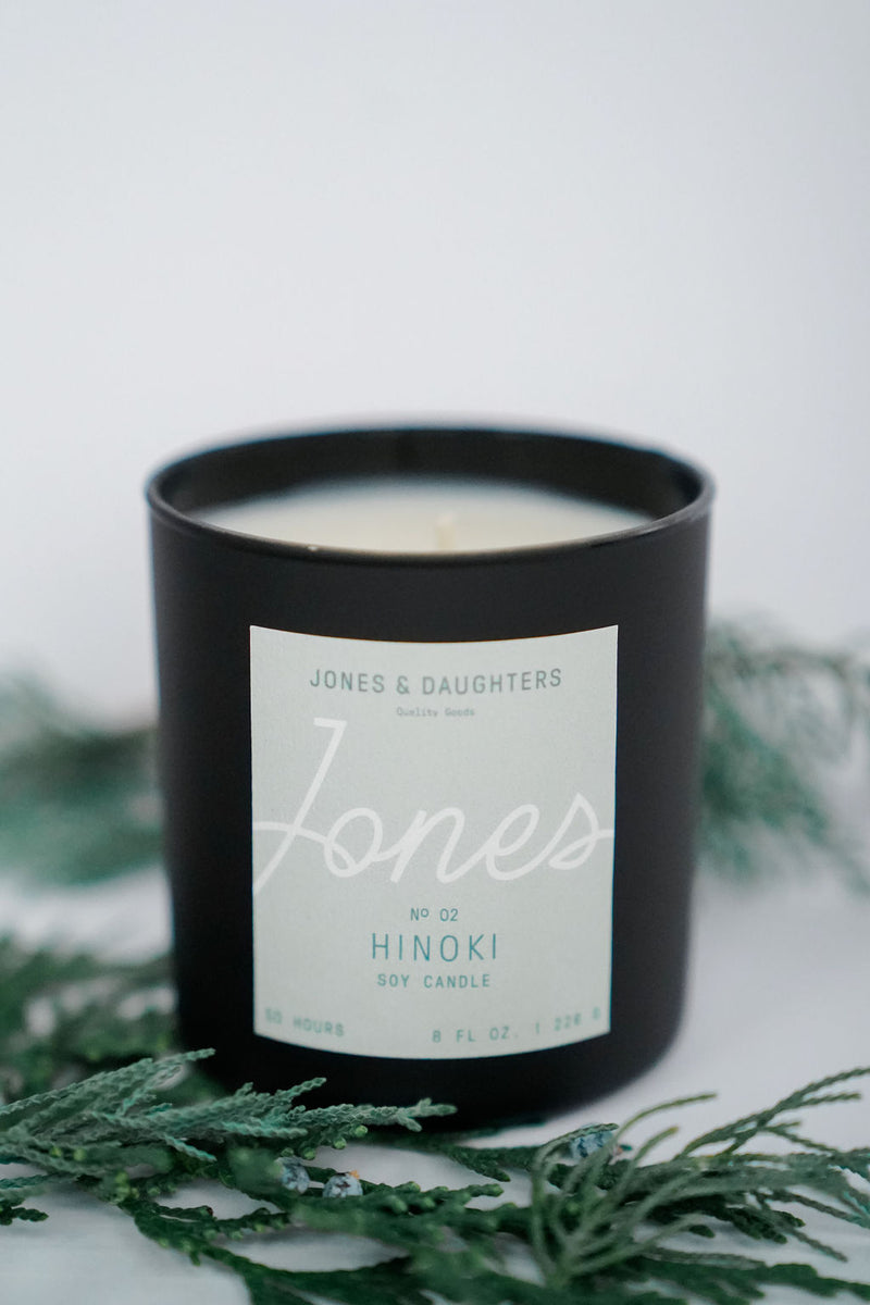 Jones & Daughters No. 2 Candle, Hinoki