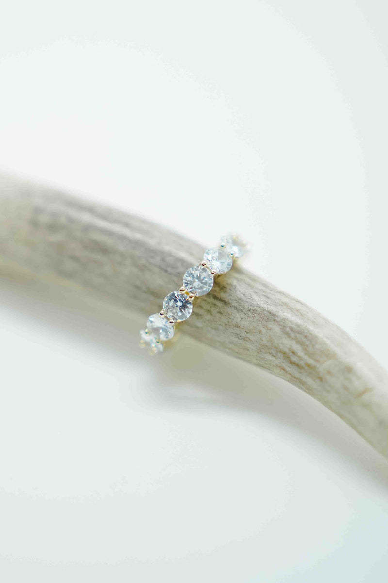 Hudson Gold Crystal Ring