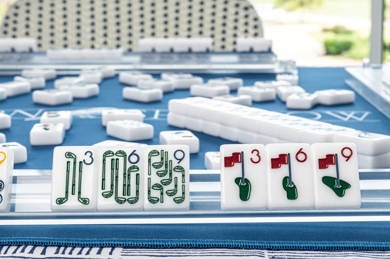 The Country Club Set -  Mahjong Tiles:  Winning White