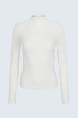 Pistola - Dara Long Sleeve Funnel Neck Top - Ecru