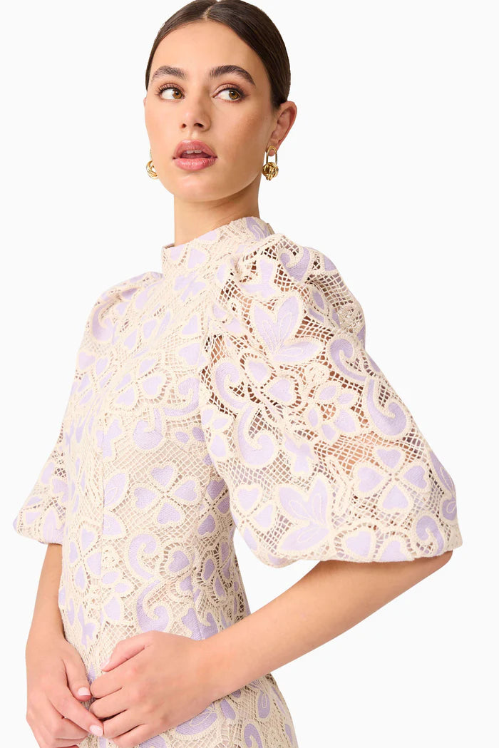 elliatt jasmine long sleeve dress Elliatt - Jasmine Long Sleeves Mini Dress