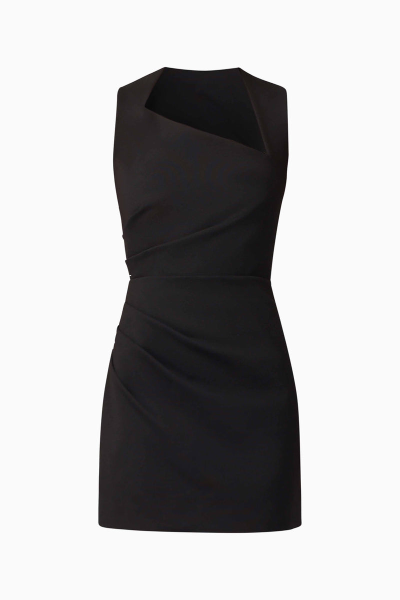 Elliatt - Alina Asymmetrical Mini Dress - Black