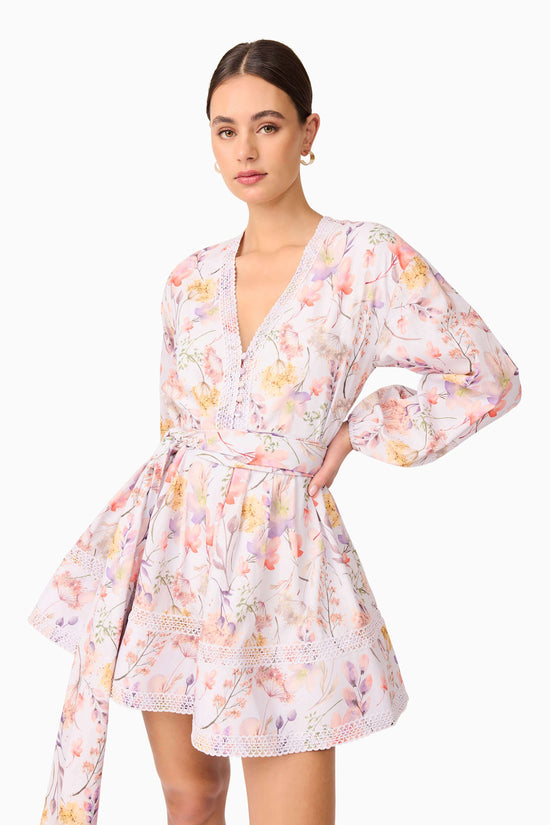 knee length dresses for ladies Elliatt - Ines Long Sleeve Mini Dress