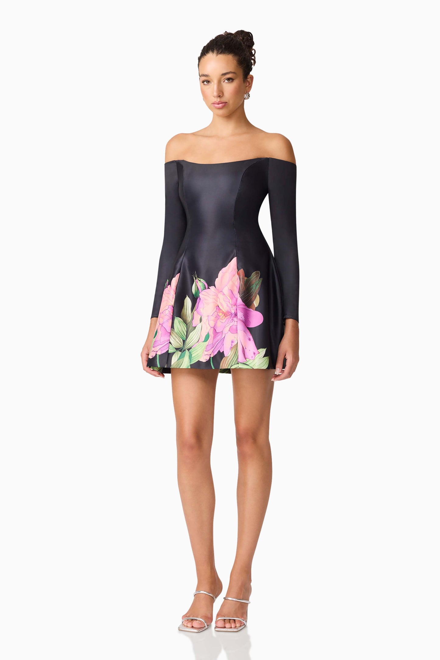 Elliatt - Azelie Off The Shoulder Mini Dress - Black