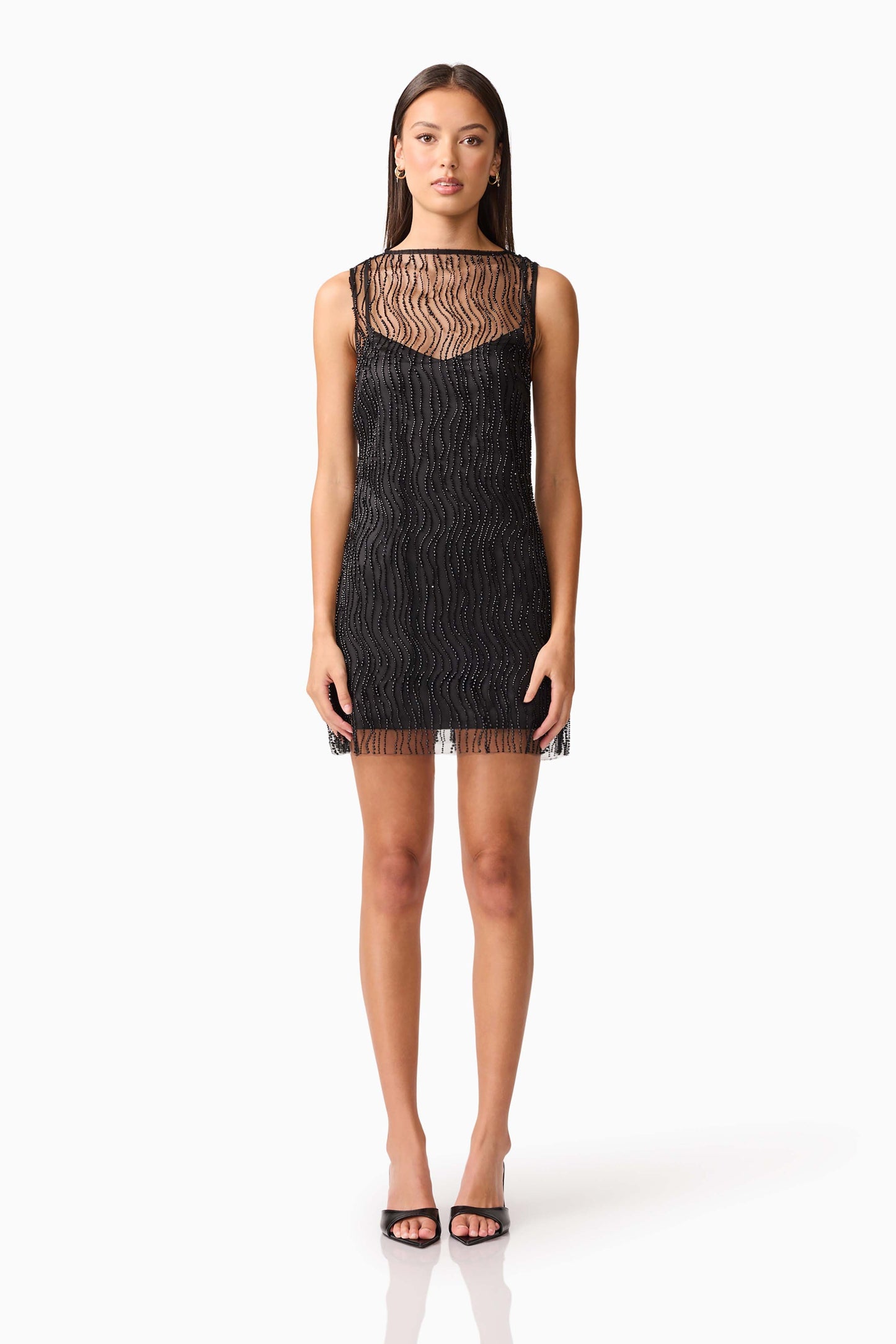 Elliatt - Margot Party Shift Mini Dress - Black Jones & Daughters Elliatt - Margot Party Shift Mini Dress - Black Jones & Daughters