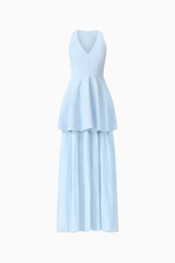 Elliatt - Anaya V-Neck Maxi Dress - Blue