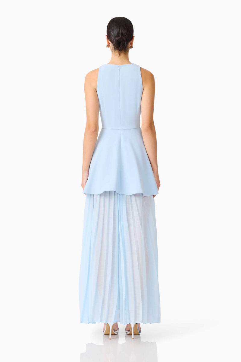 Elliatt - Anaya V-Neck Maxi Dress - Blue
