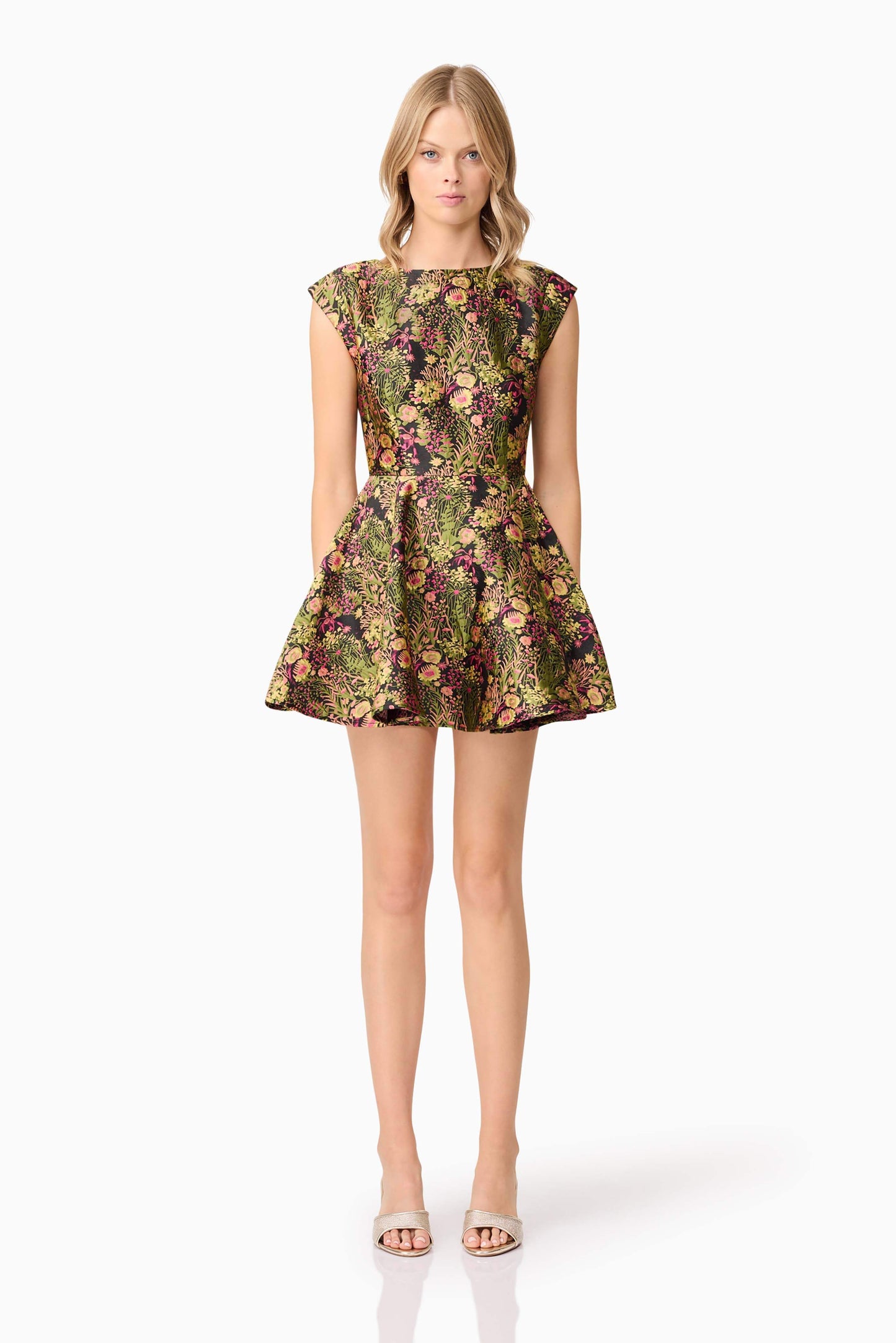 Elliatt - Cindy A-Line Mini Dress - Floral