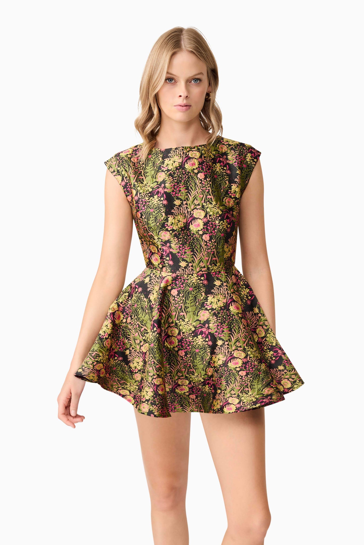 Elliatt - Cindy A-Line Mini Dress - Floral