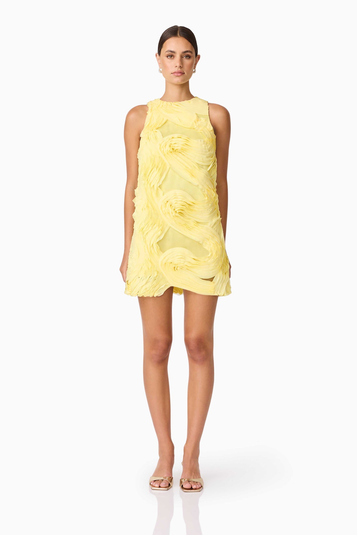 Elliatt - Asher Mini Shift Dress - Yellow Jones & Daughters Elliatt - Asher Mini Shift Dress - Yellow Jones & Daughters