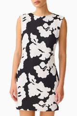 Elliatt - Bloomnoir Mini Tulip Dress - Black & White