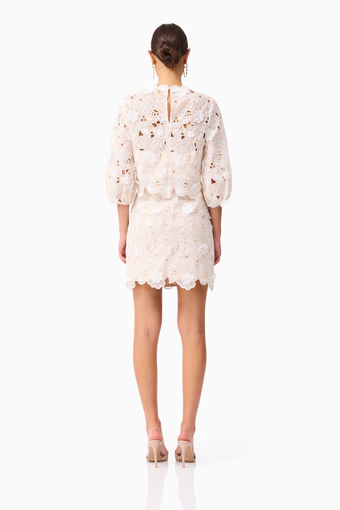 Elliatt - Sienna Top & Mini Skirt Set - Cream