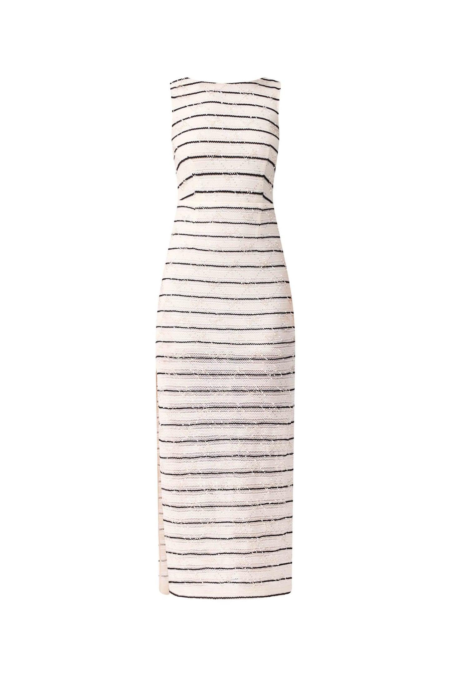 Elliatt - Eldora Low Back Midi Dress - Black & White