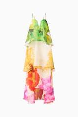 Ellaitt - Lilia Tiered Gown - Multi Floral