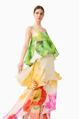 Ellaitt - Lilia Tiered Gown - Multi Floral