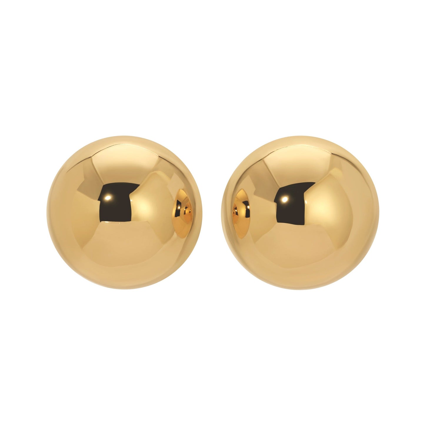 Erin Fader Jewelry - Sphere Earrings - Gold Grande