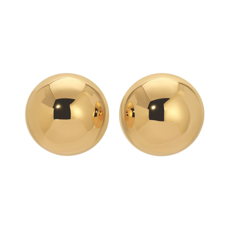 Erin Fader Jewelry - Sphere Earrings - Gold Grande