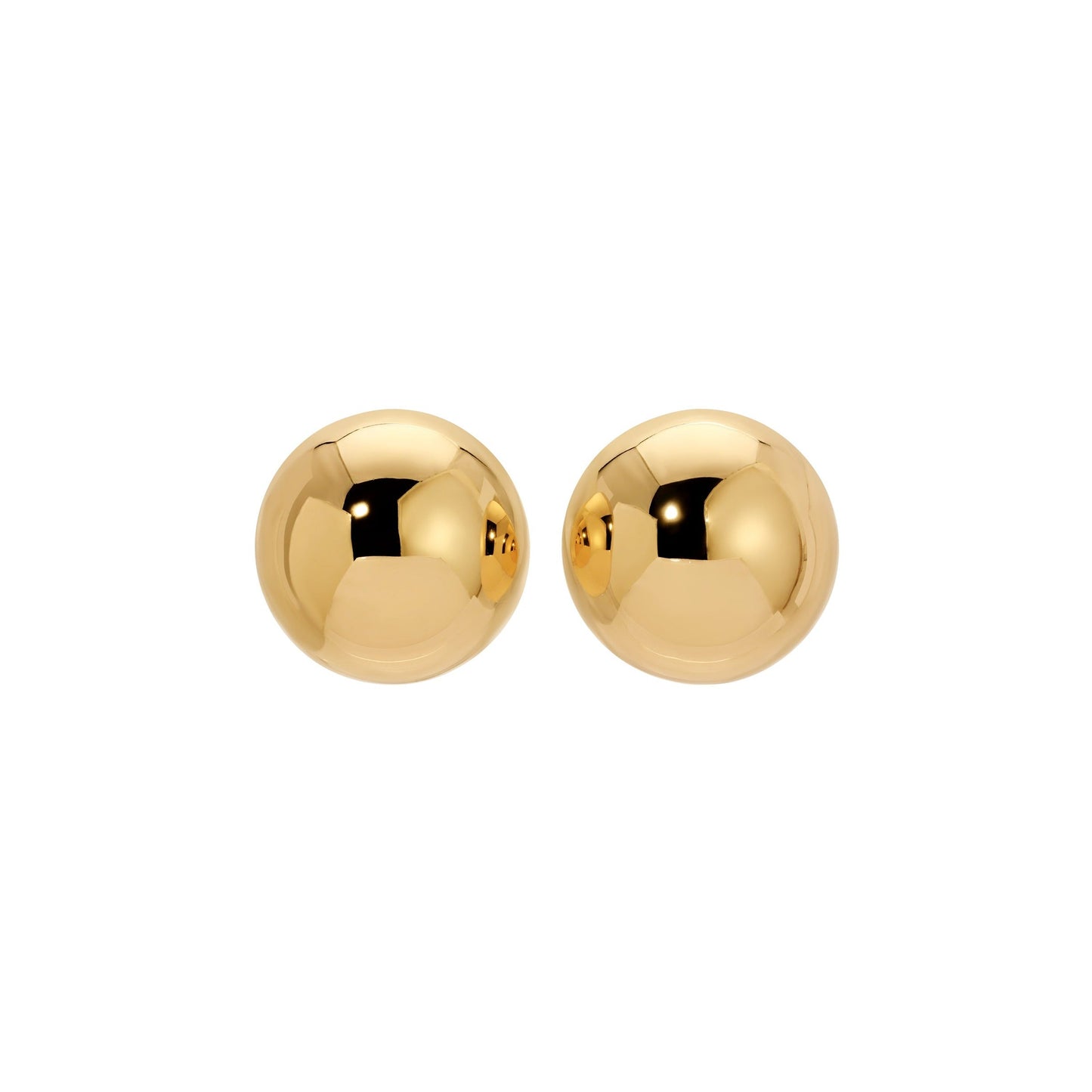 Erin Fader Jewelry - Sphere Earrings - Gold Medium