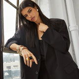 Erin Fader Jewelry - Pyramid Ring - Gold Medium