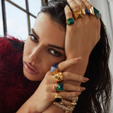 Erin Fader Jewelry - Pyramid Ring - Gold Medium