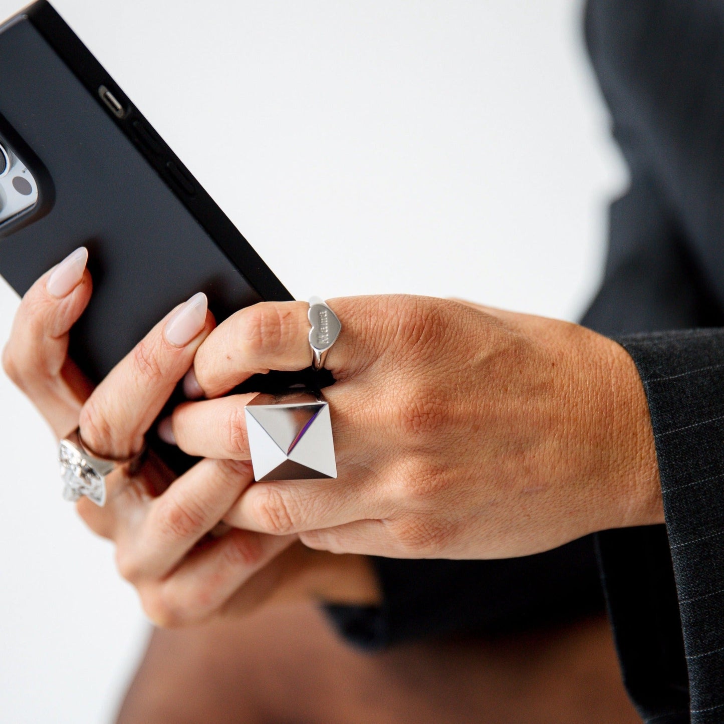 Mama Ring - Sterling Silver