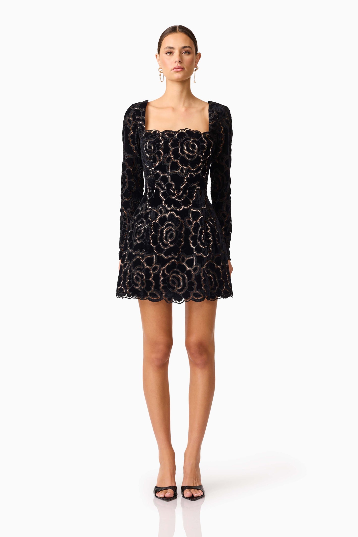 Elliatt - Eris Long Sleeve Mini Dress