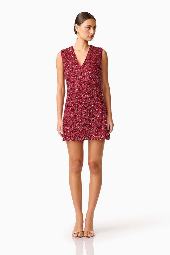 knee length dresses for ladies Elliatt - Carmen Shift Mini Dress