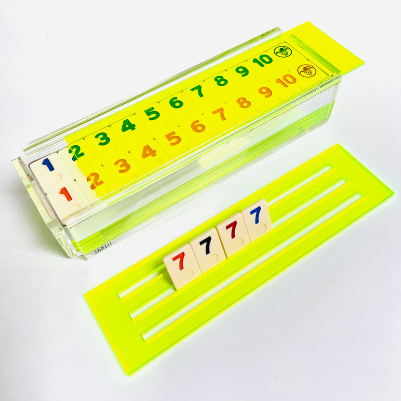Luxe Rummy Tile Game with Color Racks