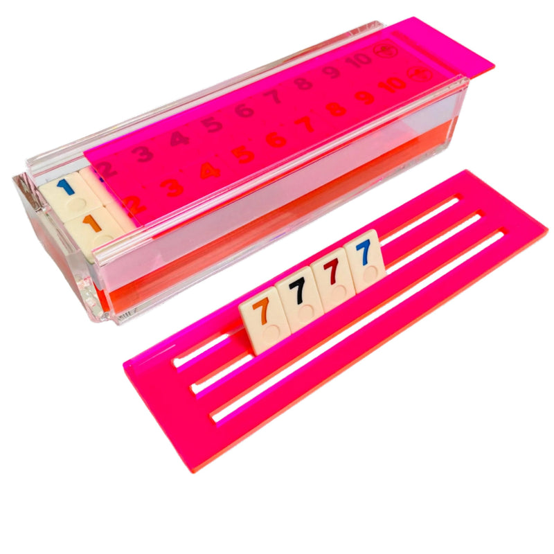 Luxe Rummy Tile Game with Color Racks