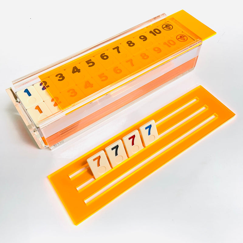 Luxe Rummy Tile Game with Color Racks