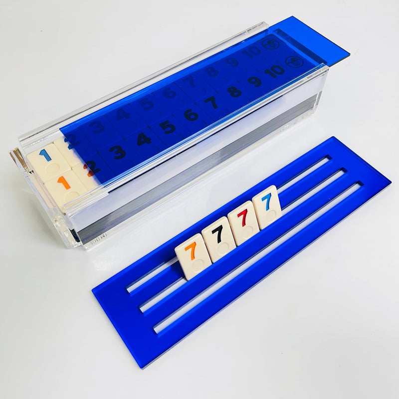 Luxe Rummy Tile Game with Color Racks