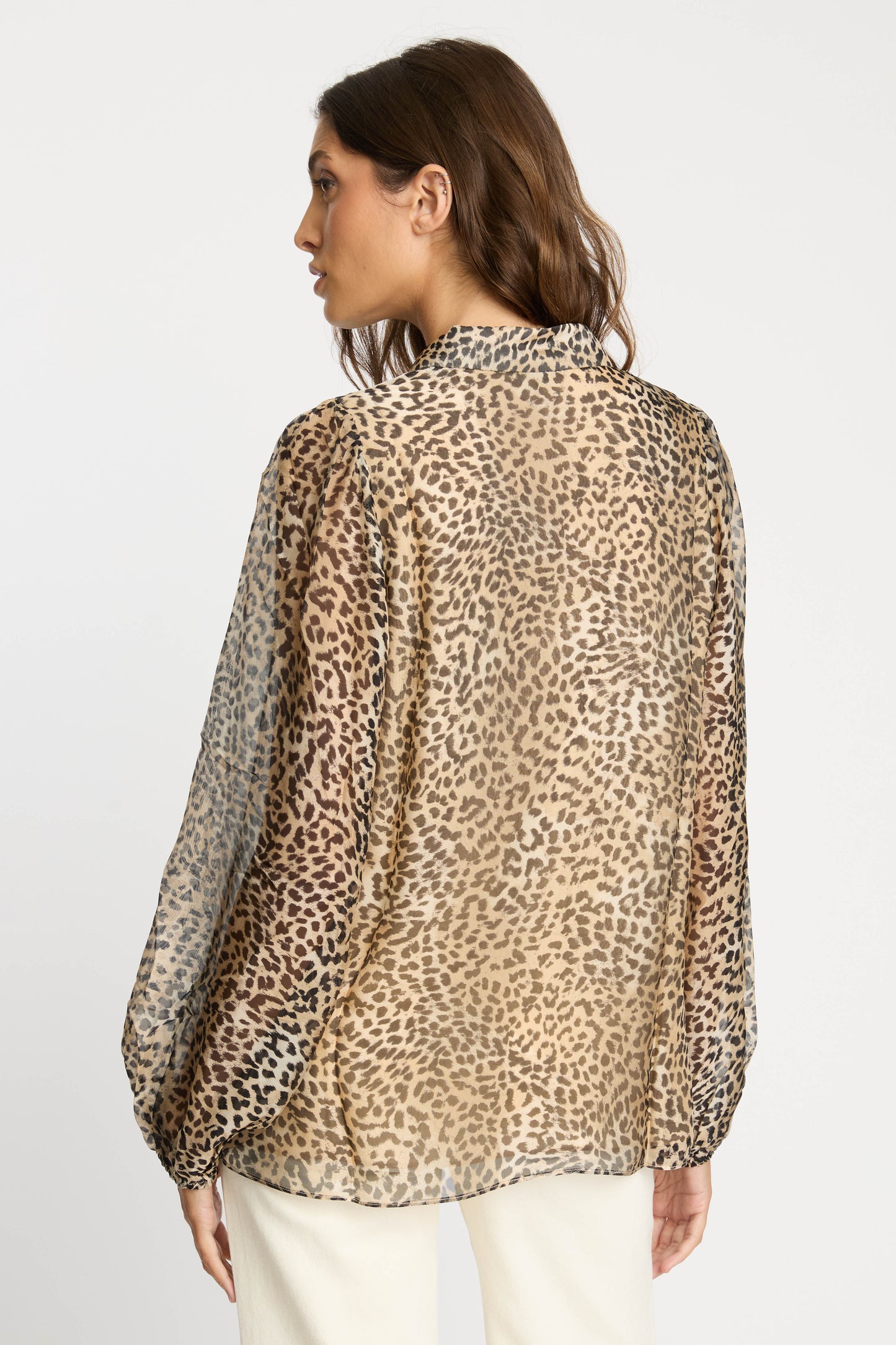 Presley Top in Golden Leopard