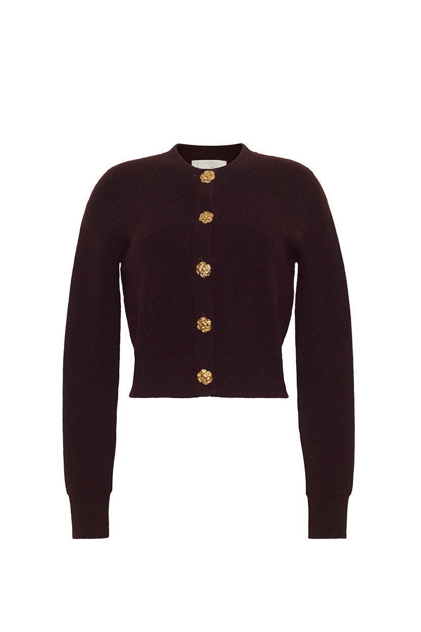 Cara Cara - Ellery Cardigan - Cocoa