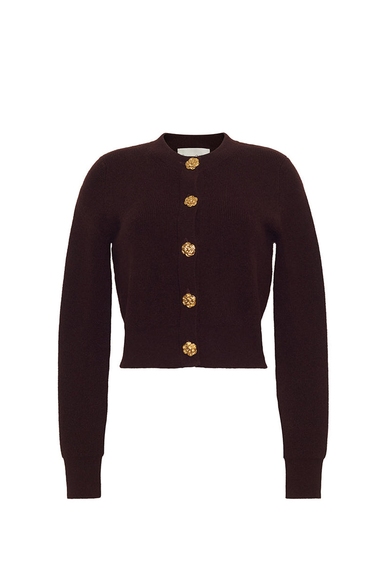 Cara Cara - Ellery Cardigan - Cocoa