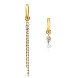 Ellie Vail - Tory Asymmetrical Mini Hoop Earring